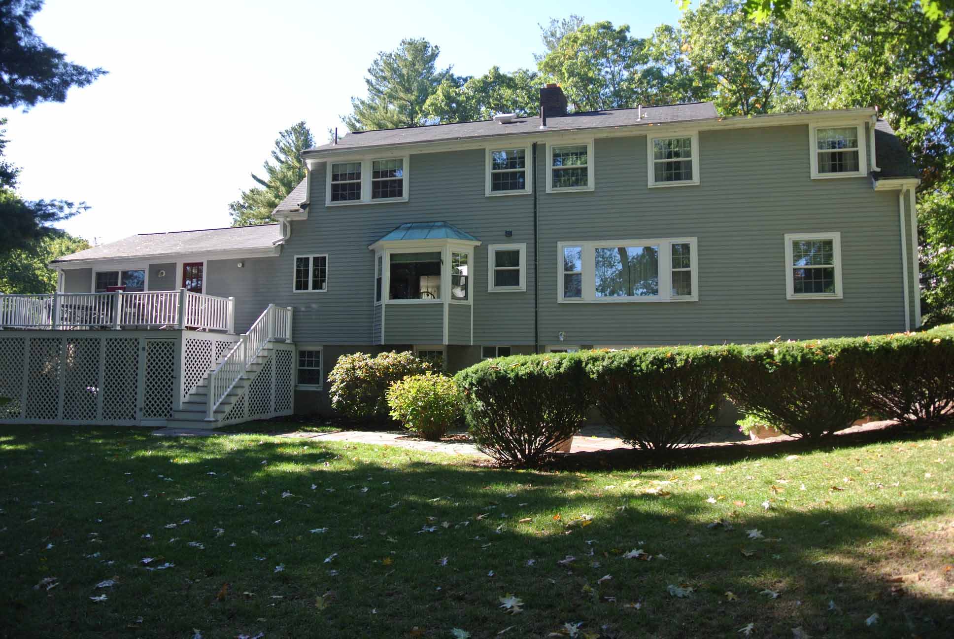 185 Paul Revere Road Needham MA 02494 | Rear Elevation