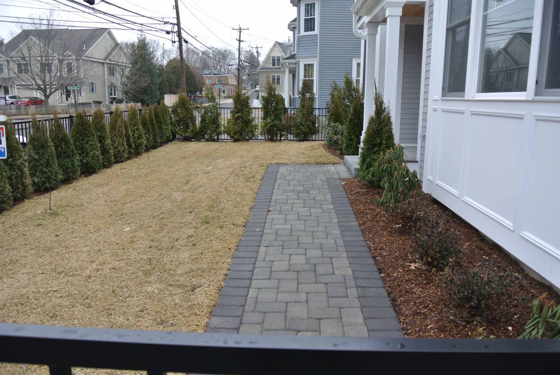 373 Hunnewell St Needham MA 02494 | Front Elevation and Yard