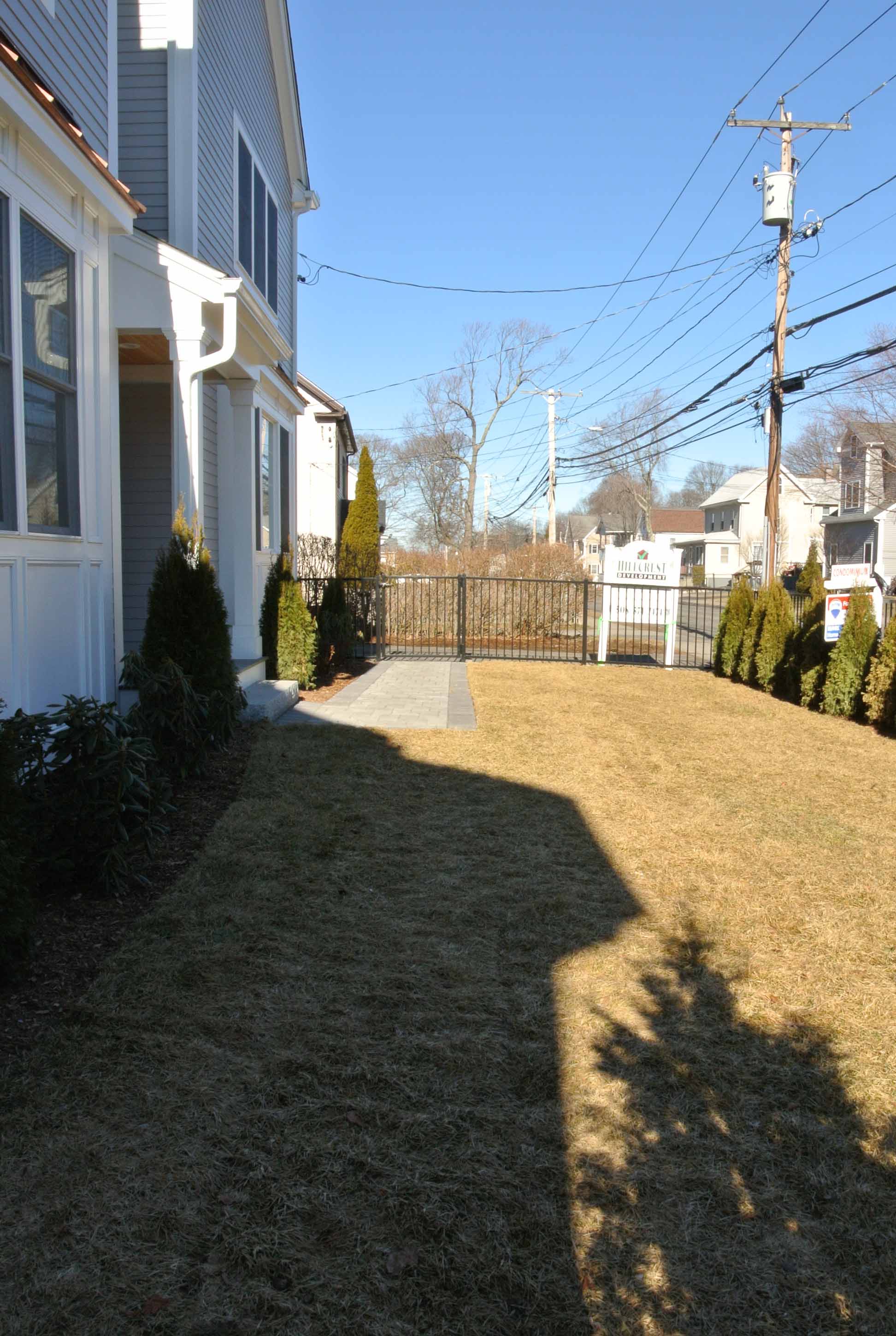 373 Hunnewell St Needham MA 02494 | Front Elevation and Yard